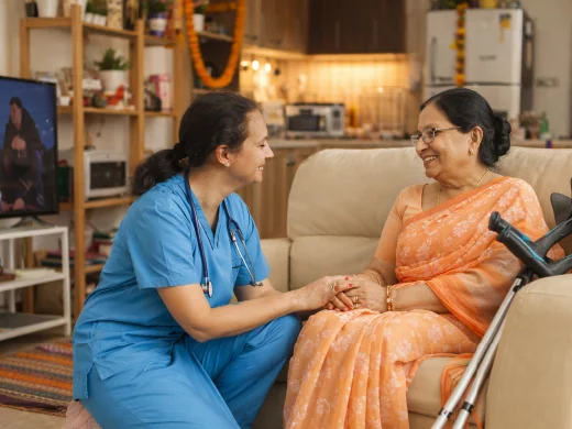 Elder Care Services at Home in Mumbai, Navi Mumbai & Thane